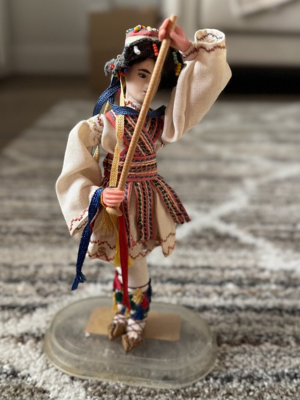 Vintage Romanian Folk Art Doll - Arta Crisana Oradea